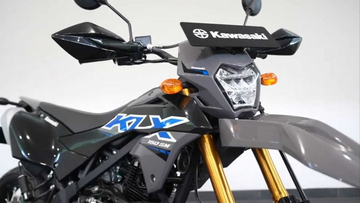 Kawasaki KLX 150 SM 2024, Lebih Keren dengan Fitur Baru