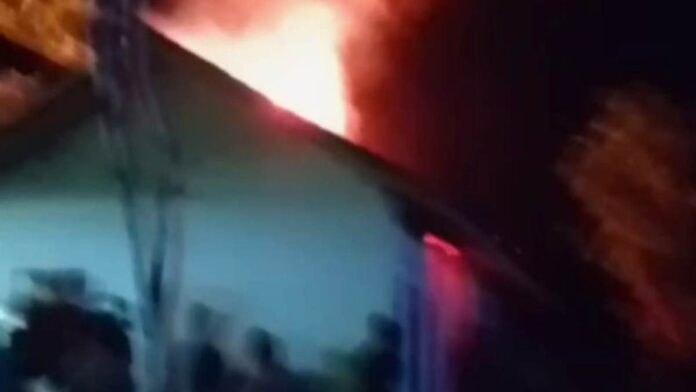 Kebakaran Rumah di Langkaplancar