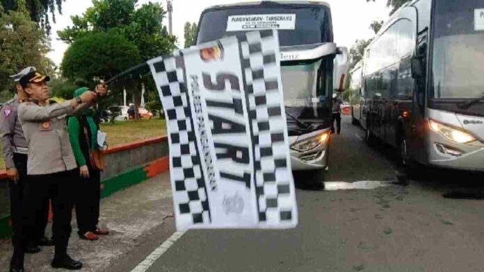 mudik gratis Polres Pangandaran