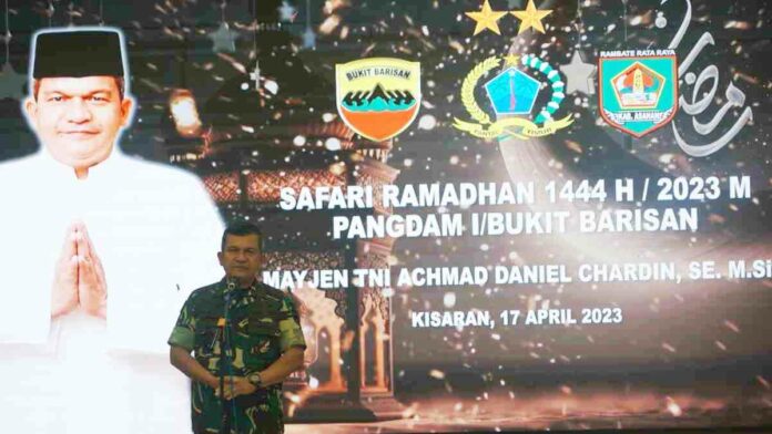 Pangdam I/BB Kunjungi Bupati Asahan Sekaligus Syukuran HUT ke 71 Kopassus