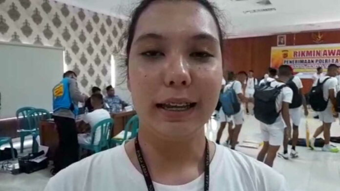 Wanita Cantik Keturunan Belanda Ini Daftar Polisi di Polres Pangandaran