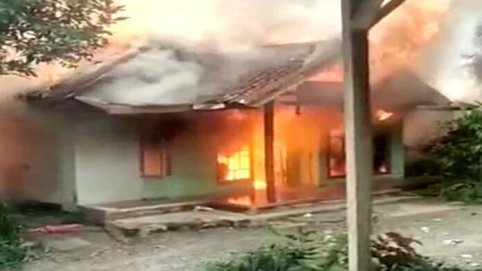 Beredar Video Kebakaran Rumah di Selacai Ciamis