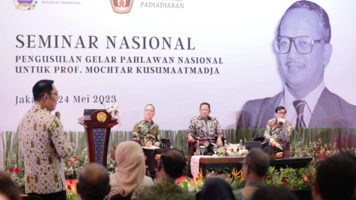 Seminar Nasional Gelar Pahlawan Nasional Prof Mochtar Kusumaatmadja