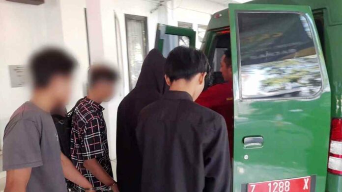 Tersangka Anggota Geng Motor