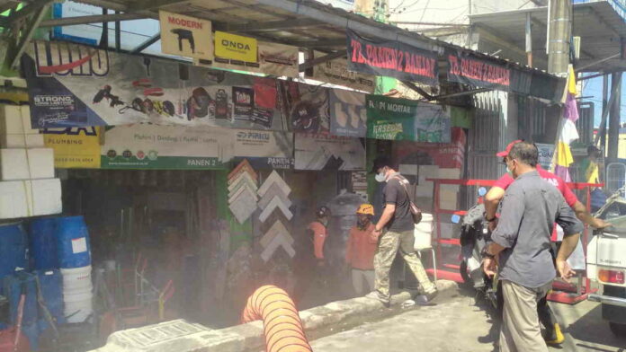 Kaporit di Toko Bangunan di Kota Banjar Meledak