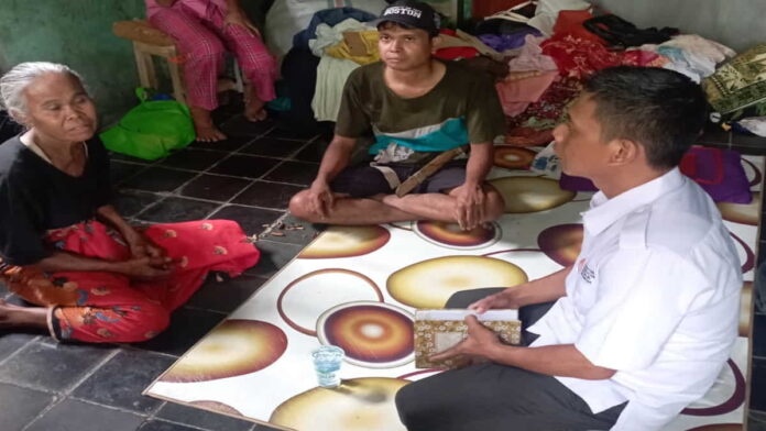 Korban Kebakaran di Pamarican Ciamis