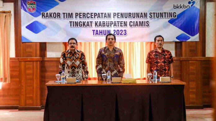 Rakor Tim Percepatan Penurunan Stunting Ciamis, Bahas Lokus dan Rencana Aksi Daerah
