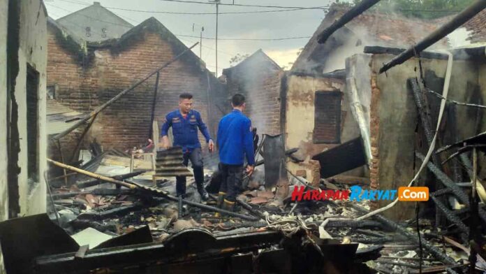 Rumah di Banjar ludes terbakar