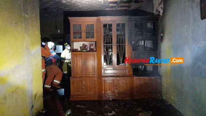 Rumah di Kota Banjar Nyaris Ludes Terbakar