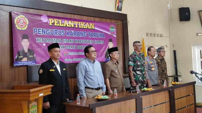 Untuk Kemajuan Daerah, Karang Taruna Kecamatan Cipaku Ciamis Diajak Kreatif, Inovatif dan Produktif