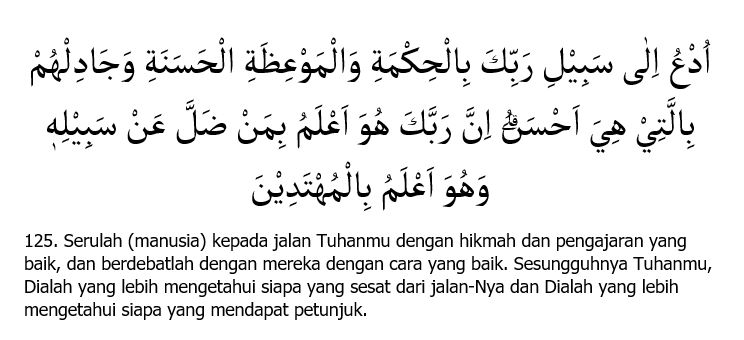 Kandungan Surat An-Nahl Ayat 125 tentang Perintah Berdakwah