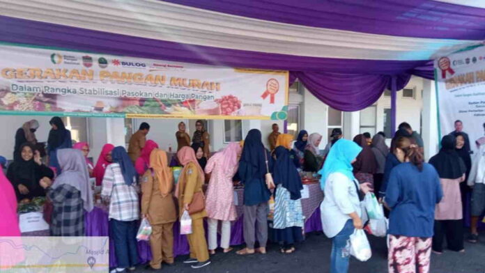 Gerakan Pangan Murah di Ciamis Serap Produk Petani