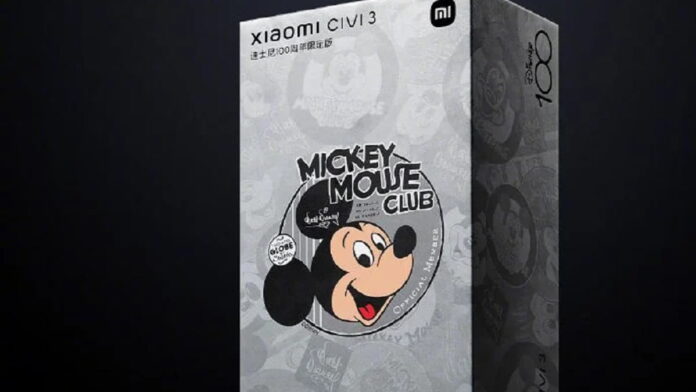HP Xiaomi Civi 3 Disney 100th Anniversary Edition, Desain Keren