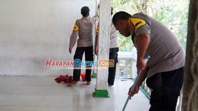 Polres Tasikmalaya Revitalisasi Fasilitas Makom Waliyullah Safarwadi Syekh Abdul Muhyi