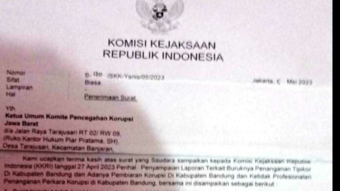 Dugaan Korupsi di Kabupaten Bandung