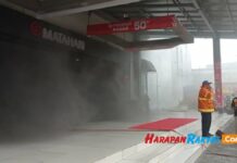 Toserba Matahari Tasikmalaya Kebakaran, Asap Tebal Susah Keluar