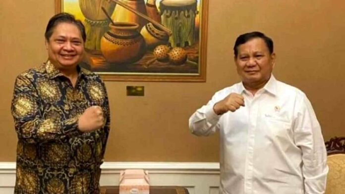 Pasangan Prabowo dan Airlangga