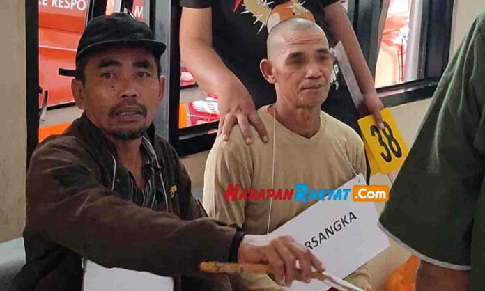 rekonstruksi kasus pembunuhan