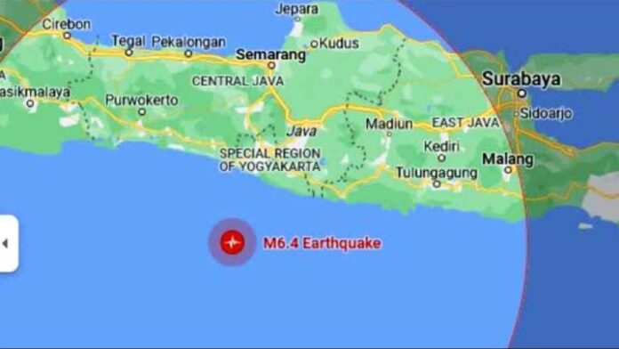 Guncangan gempa Bantul
