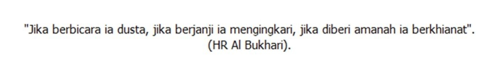 Hikmah Perilaku Jujur