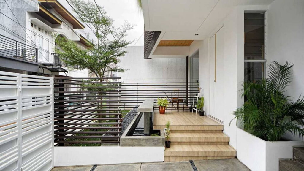 Model Teras Rumah Bertangga