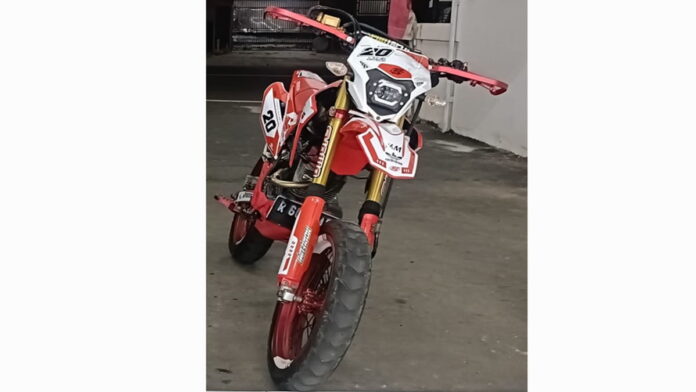 Motor Honda CRF Raib Digondol Maling di Kota Banjar