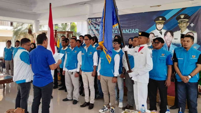 Pelantikan pengurus DPD KNPI Kota Banjar