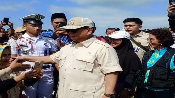 Prabowo Subianto ke Pangandaran, Bagikan Mesin Kapal untuk Nelayan