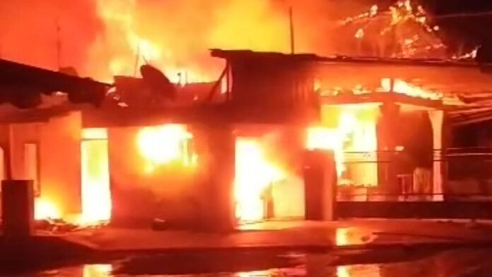 Rumah Dua Lantai di Sindangkasih Ciamis Hangus Terbakar, Kerugian Capai Ratusan Juta