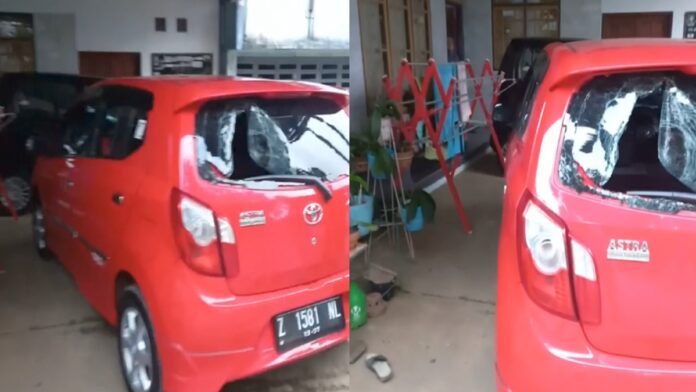 Rumah dan Mobil Warga Nasol Ciamis Ini Dirusak Tarhidin