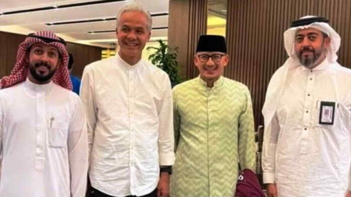 Ganjar Pranowo dan Sandiaga Uno