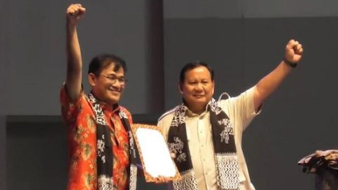 Budiman Sudjatmiko dan Prabowo Subianto Resmi Deklarasikan Relawan Prabu