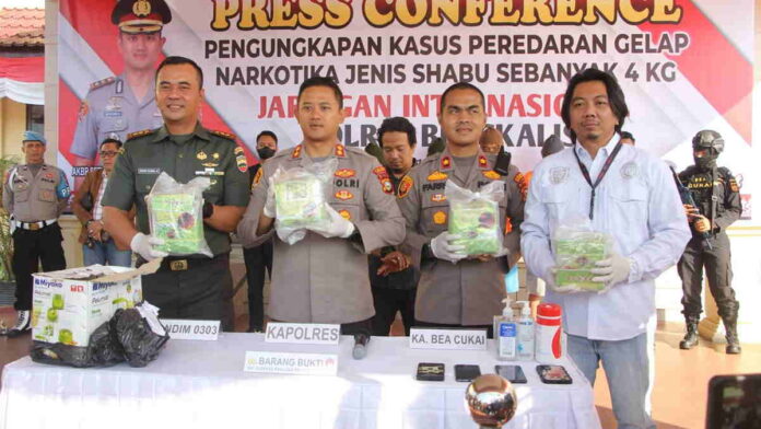 Gagalkan Pengiriman Sabu-sabu 4 Kg, Pangdam I/BB Apresiasi Kodim 0303/Bengkalis