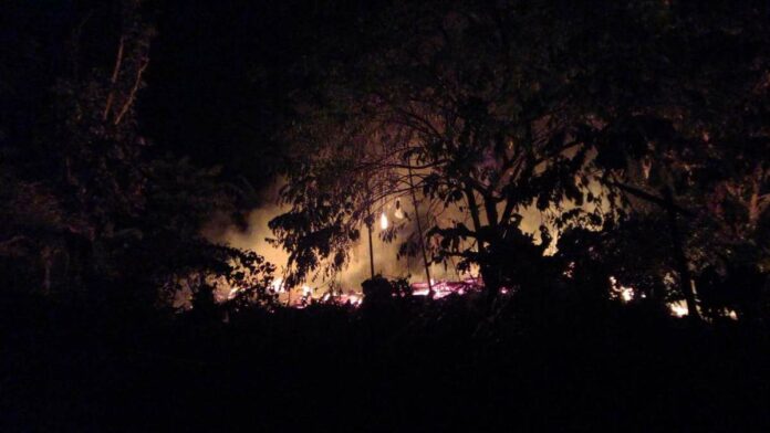Satu Rumah Warga Hangus Terbakar di Cimaragas Ciamis