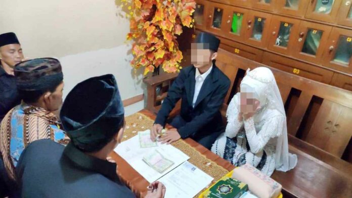 Tersangka TPPO Langsungkan Ijab Kabul di Polres Ciamis