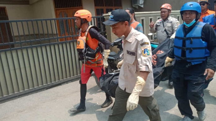 Bocah Tewas Tenggelam di Kali Ciliwung