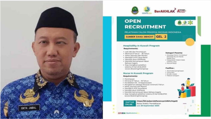 Dinas Tenaga Kerja Ciamis Informasikan Rekrutmen Pelatihan Calon Pekerja Migran Indonesia