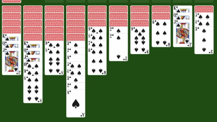 Game Spider Solitaire