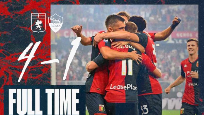 Hasil Genoa vs AS Roma