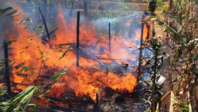 Rumah di Garut Terbakar