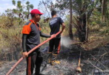 Dua Kebakaran Lahan di Kota Banjar
