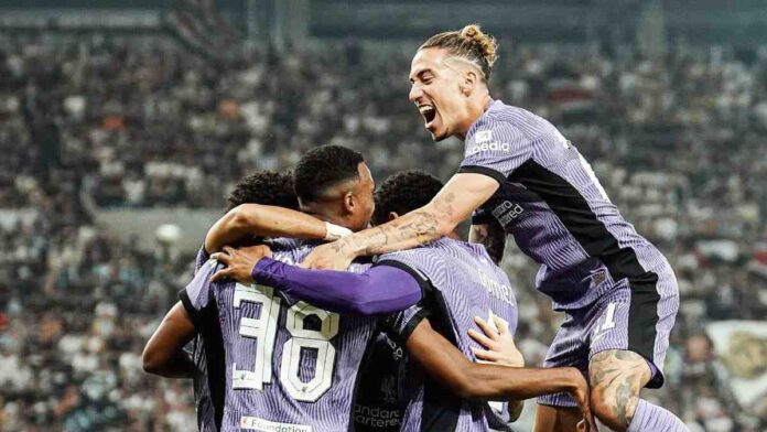 Liga Eropa UEFA Grup E Luis Diaz dan Salah Bawa Liverpool Comeback