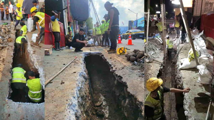 Pipa JDU PDAM Ciamis Pecah