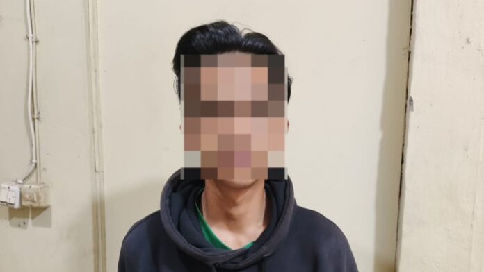 Seorang Pemuda Nekat Curi Pakaian di Pasar Wanaraja Garut