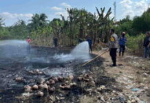 Warga Karangkamulyan Apresiasi Damkar Ciamis