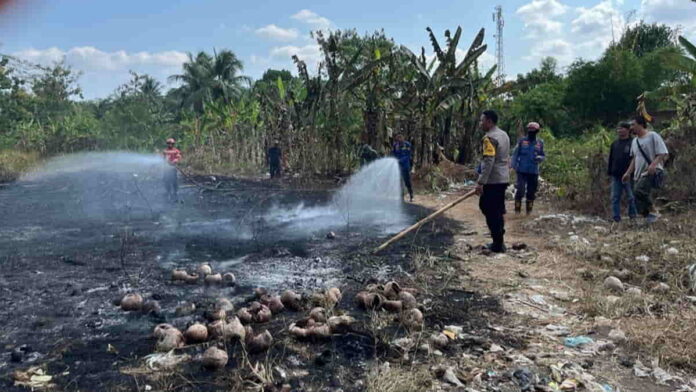 Warga Karangkamulyan Apresiasi Damkar Ciamis
