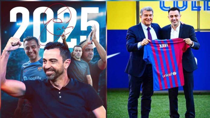 Xavi Hernandez Bertahan di Barcelona hingga 2025