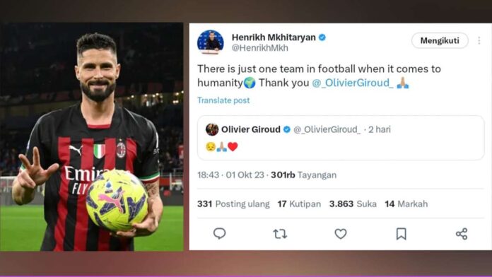 Aksi Henrikh Mkhitaryan Bersatu