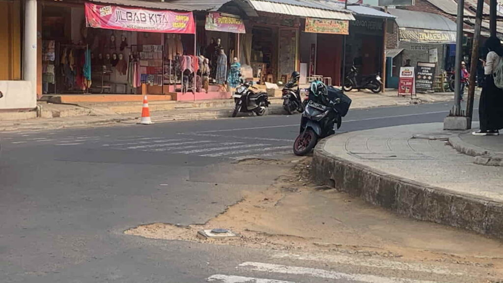 Bekas Galian Pipa PDAM Ciamis