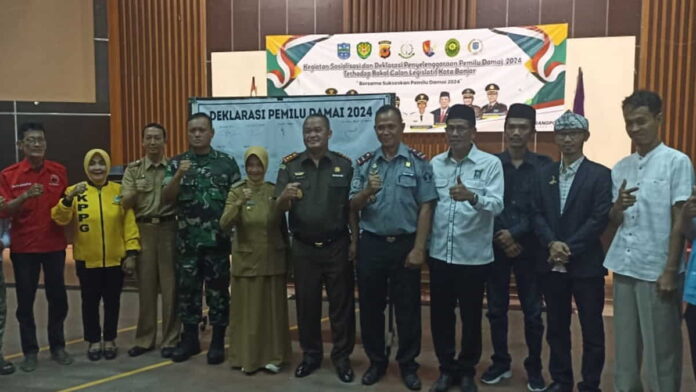 Deklarasi Damai Pemilu di Kota Banjar